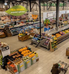 An Image of an inside view of the Voila supermarket store.