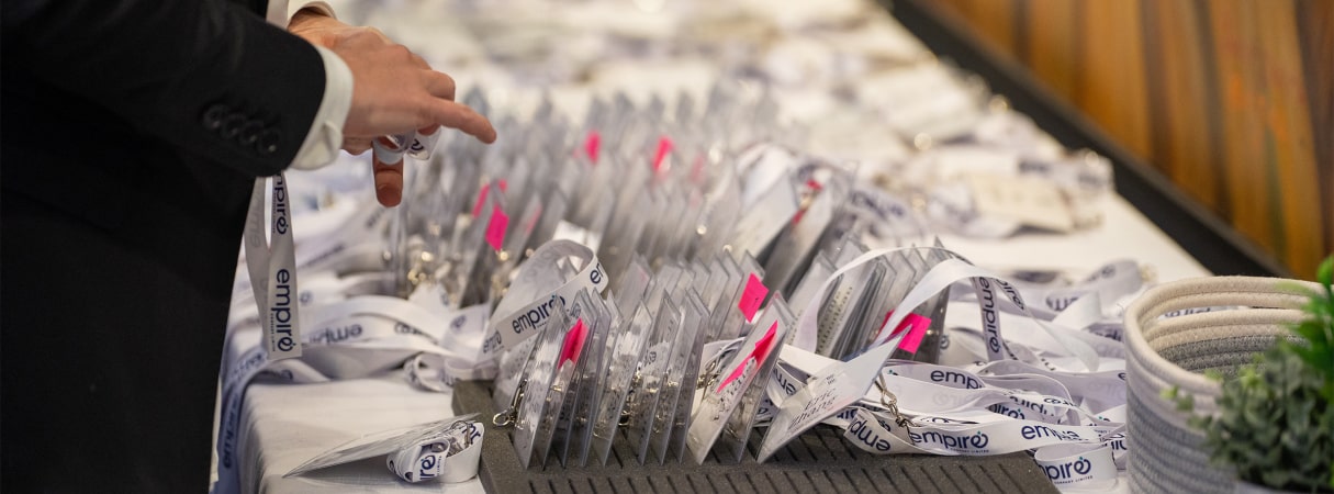 event and presentation desktop